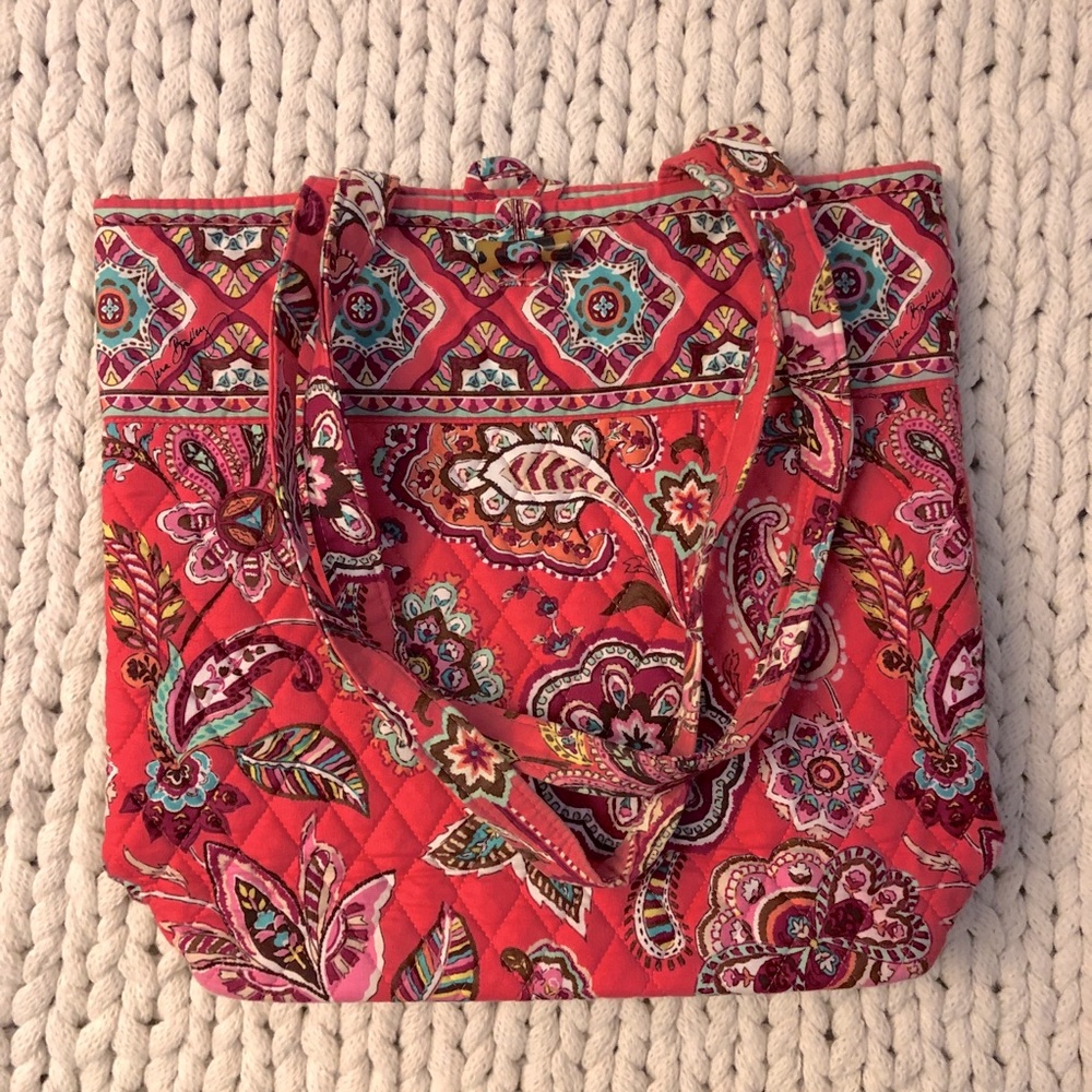 Vera Bradley coral tote